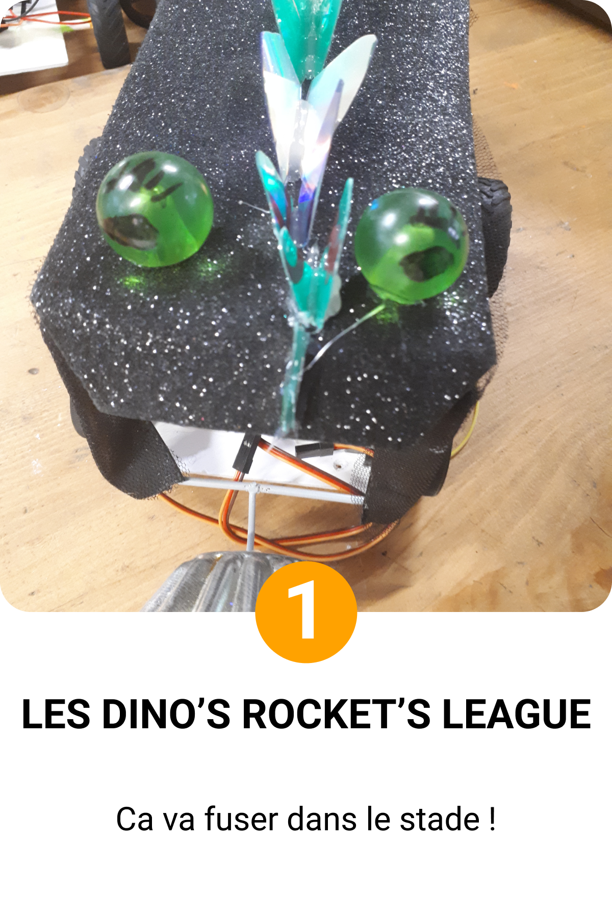 Dino rockets league de robots sportifs